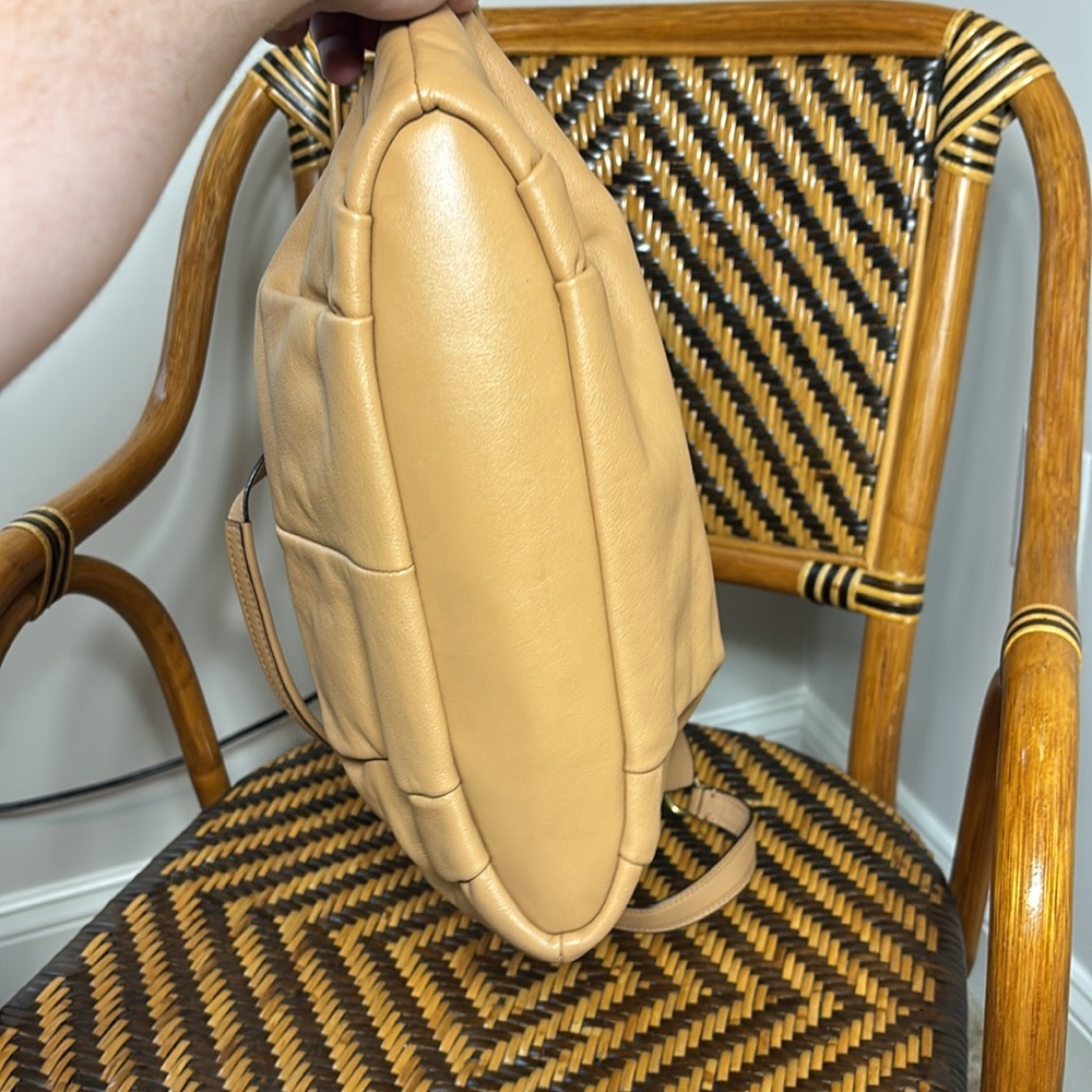 Coach Ashley Satchel Bag Tan Leather - Picture 5 of 7